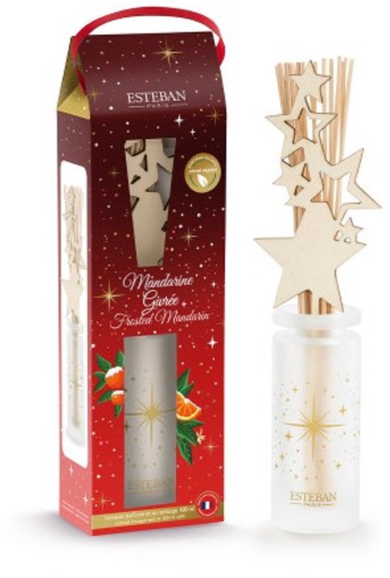 Esteban Mandarine Givrée-geurstokjes-Kersteditie