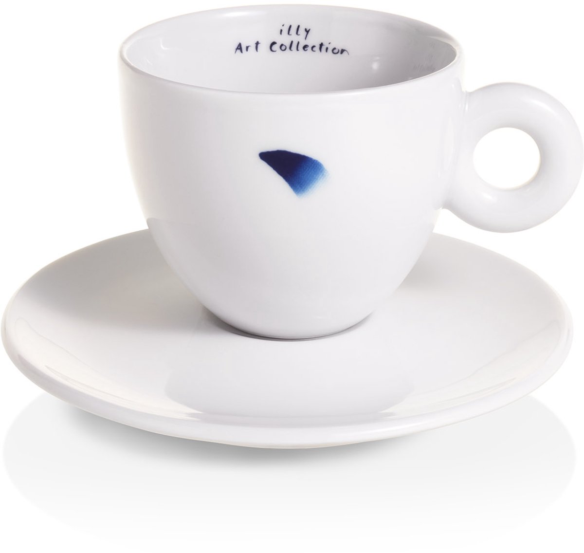 illy Art Collectie - Lee Ufan - giftset met twee cappuccino kop en schotel