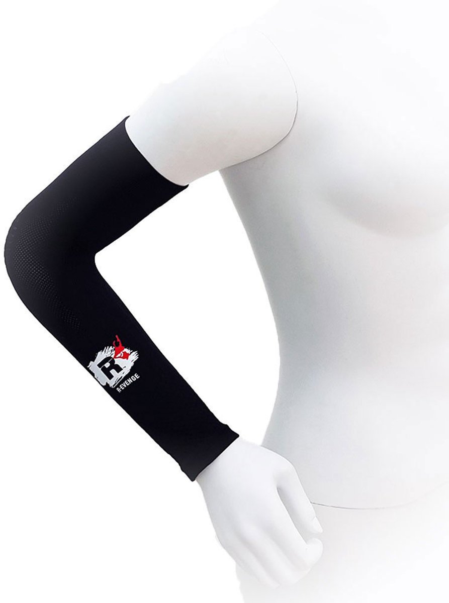 R-evenge Tape Armwarmers Zwart L-XL Man