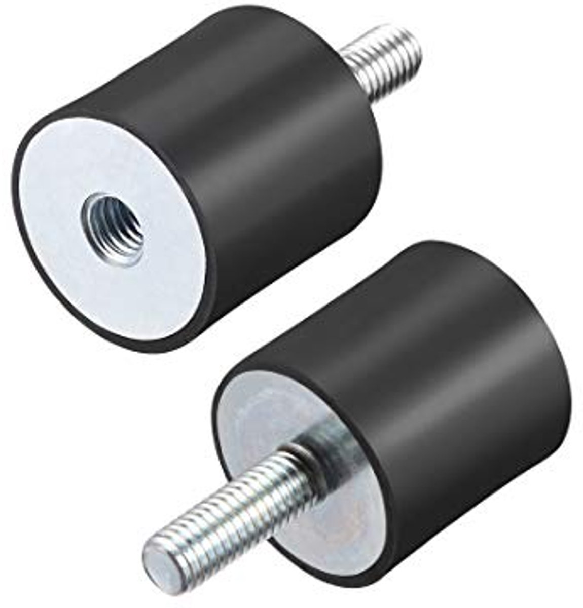 M8 Buitendraad Binnendraad Rubberen Trillingsdemper 25mm x 25mm - 2 Stuks
