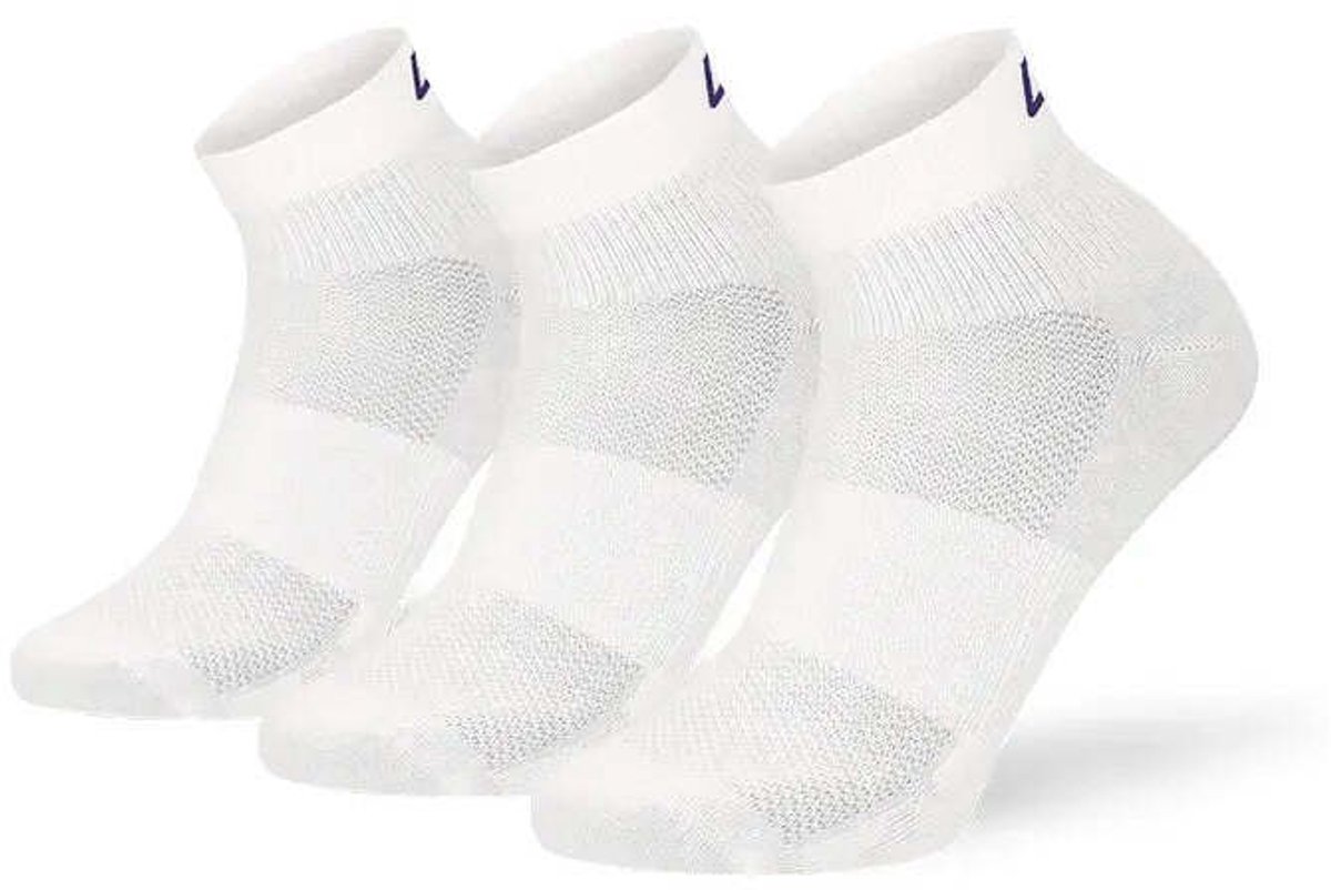 Lenz Performance Tech Korte Sokken 3 Paren Wit EU 35-38