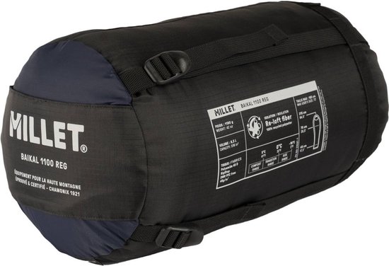 Millet Baikal 1100-4°c/0°c Slaapzak Blauw Regular / Right Zipper van Millet — afbeelding 2