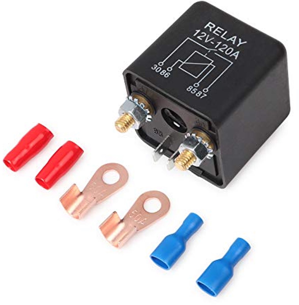 4-pins Accueil-relais 12V 120A voor Auto's, Vrachtwagens, en Zware Voertuigen