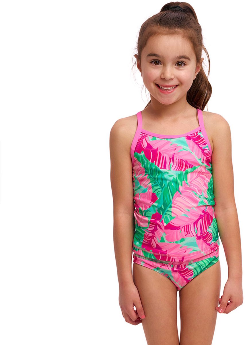 Funkita Swim Steady Tankini Roze 10 Years Kinderen