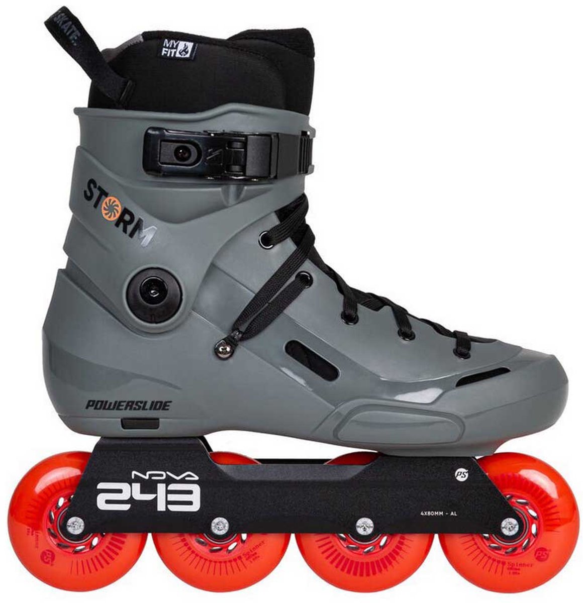 Powerslide Storm Meteor 80 Inline Skates Grijs EU 43-44