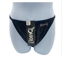 BodyQ Sexy Heren String – Zwart Croco met Roze – Erotische Herenlingerie – Maat M