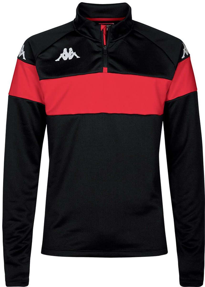 Kappa Dovare Sweatshirt Met Halve Rits Man Zwart