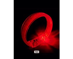 3 x LED Disco Armband/ Orange, Rood & Groen/ One size/ Lichtgevende armband/LED Verlichting/ Glow in the Dark/ Party/ Kroegen/ Discotheken/ Feestjes/ Leuke Rage/ Glamour/ Accessoires/ Grappig/ Nieuwjaar/ Festival/ Carnaval/Cadeau/ Gift…3 Stuks