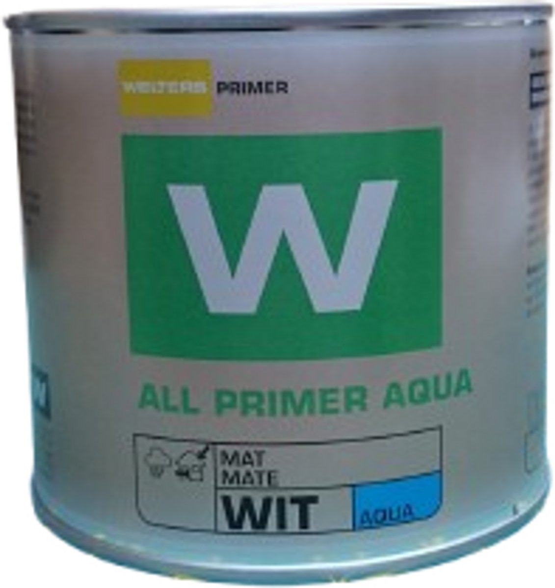 Welters verf grondverf Allprimer watergedragen Aqua wit 0.5