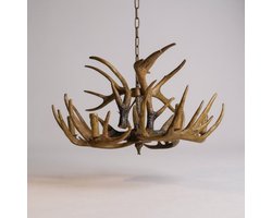 MBC Light - Hanglamp Rendier - 6 lichts - 80cm dia - hoogte 40cm ( alleen body )