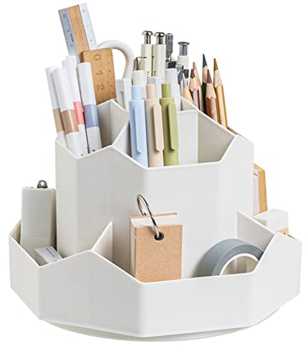 Roterende Art Supply Storage Organizer met 9 Compartimenten voor Kids en Thuis