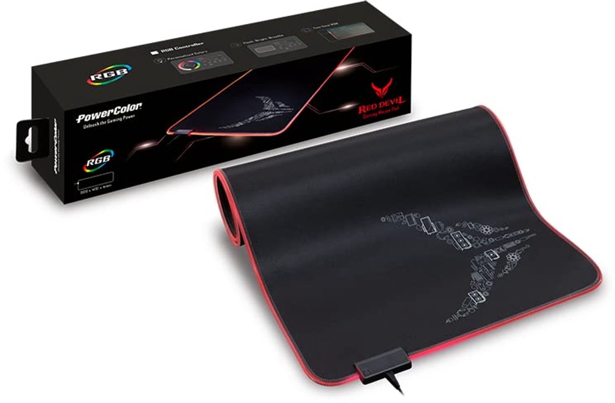 RGB muismat met verlichtingsopties