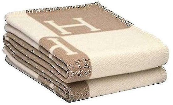 TRGCJGH Gebreide plaid deken, fleece gevoerde gedraaide gebreide wollen deken gevoerd gezellige katoenmix trui gebreid geweldig voor de winter, grijs-130160CM