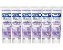 Oral-B Oral B - Tandpasta - 3D White Advanced - Luxe Perfection - 6 x 75 ml