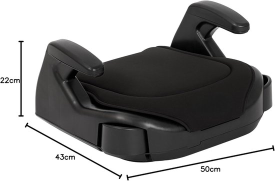 SNJY® Kinderstoel Auto - Kinderzitje Auto - Stoelverhoger voor Auto - Zwart - 43L x 50B x 22H Centimeter van snjy — afbeelding 2