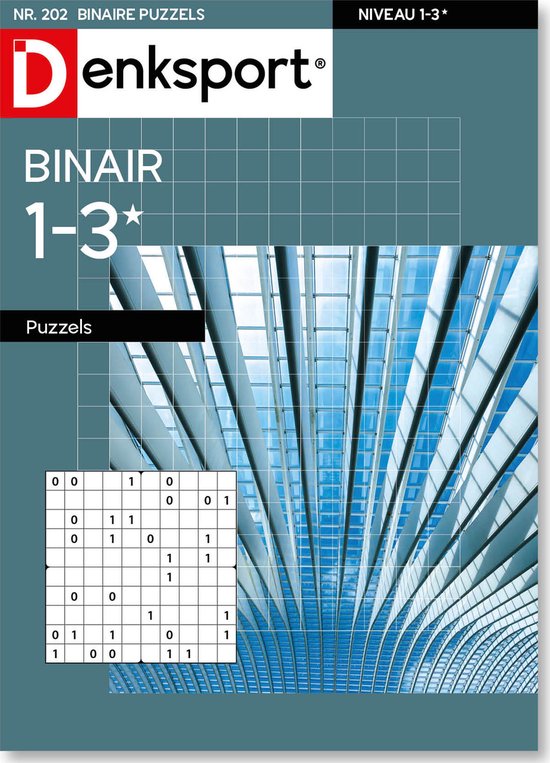 Denksport Puzzelboek Binaire puzzels 1-3*, editie 202