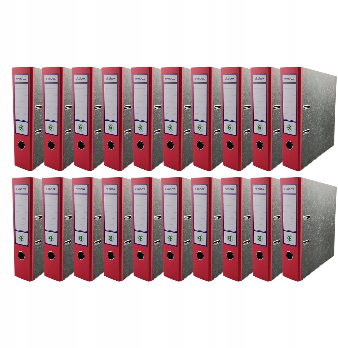 EKOBOX Ringband A4 75mm Rood - 20 stuks