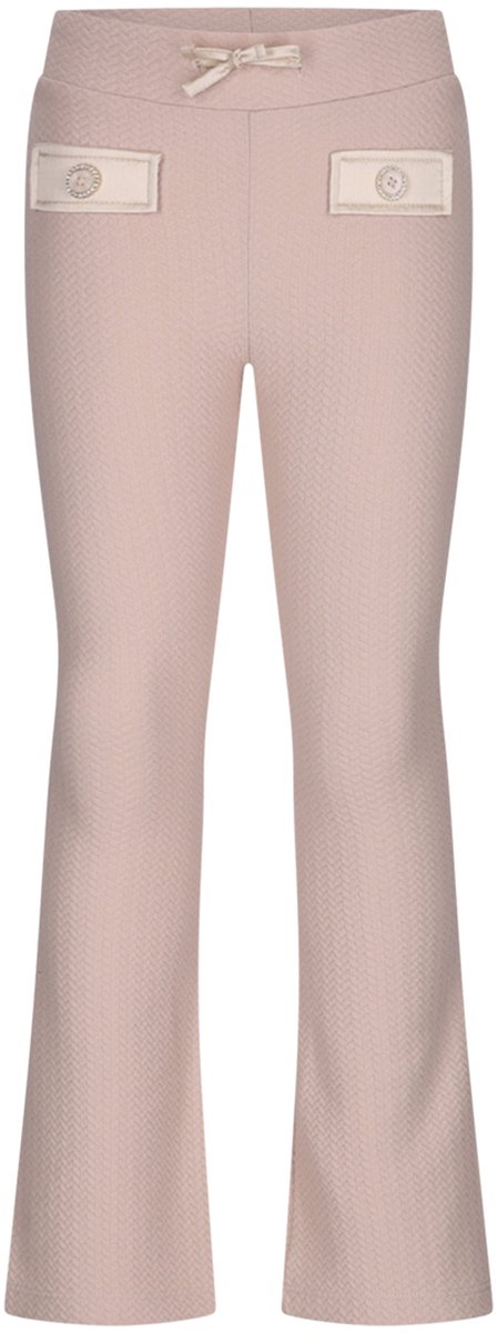Le Chic - DEBONT knit vibes trousers - Café au Lait - Maat 104