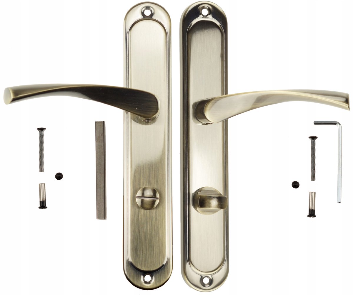 Deurklink Romana 72 WC Nikkel Patina - Stijlvol en Functioneel