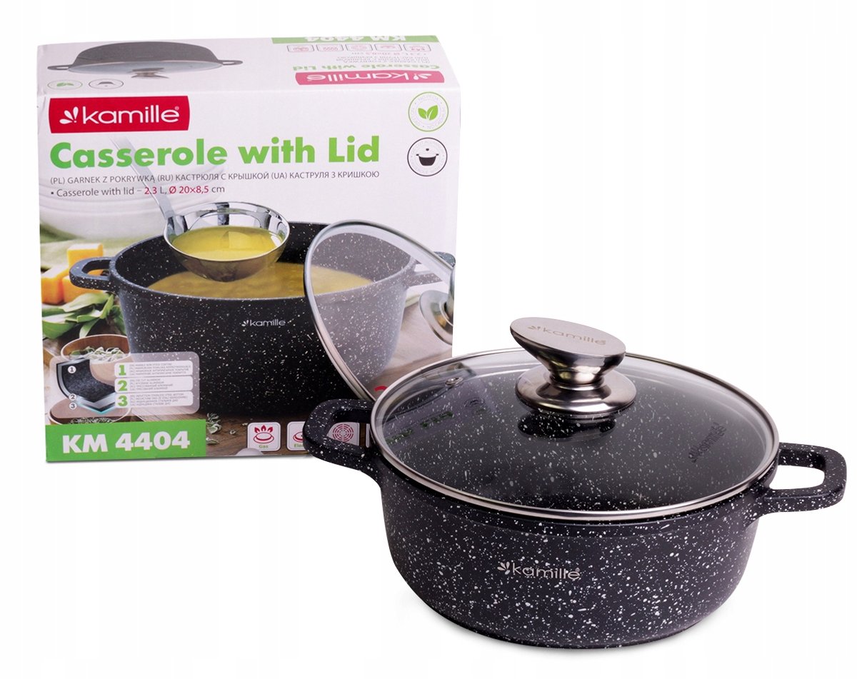 Kamille Aluminium Marmite Pot 2.3L - Geschikt voor Inductie