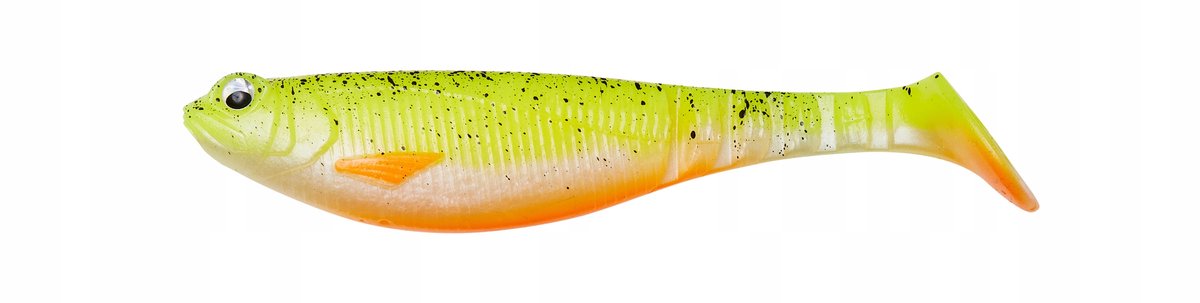 Dam Shadster Power Tail 11cm 14.4g Lemon Shiner UV Kunstaas