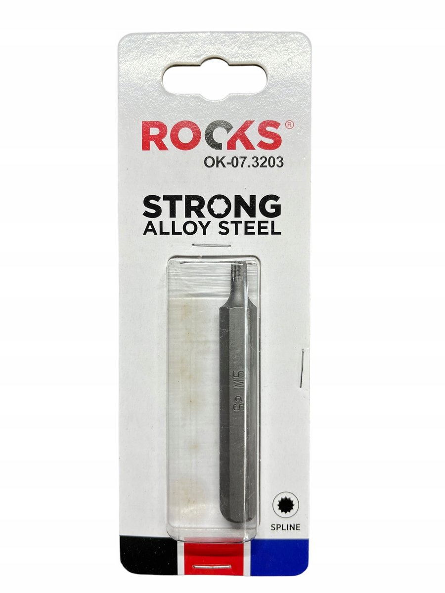 ROOKS SPLINE Bit M5 x 75 mm (3/8") - Duurzaam en nauwkeurig