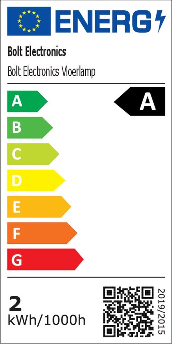 Bolt Electronics® Vloerlamp - Staande Lamp - Woonkamer - 4 Lichtsterktes - RGB Licht - Wit thumbnail 2