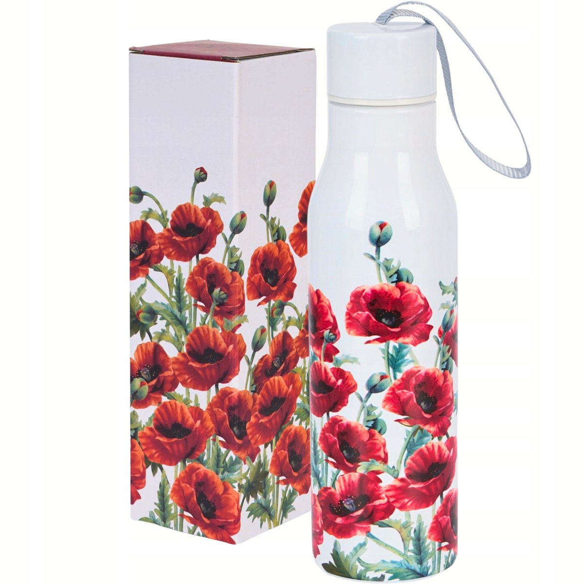 Thermosfles 500 ml RVS - Flower Classic Klaprozen
