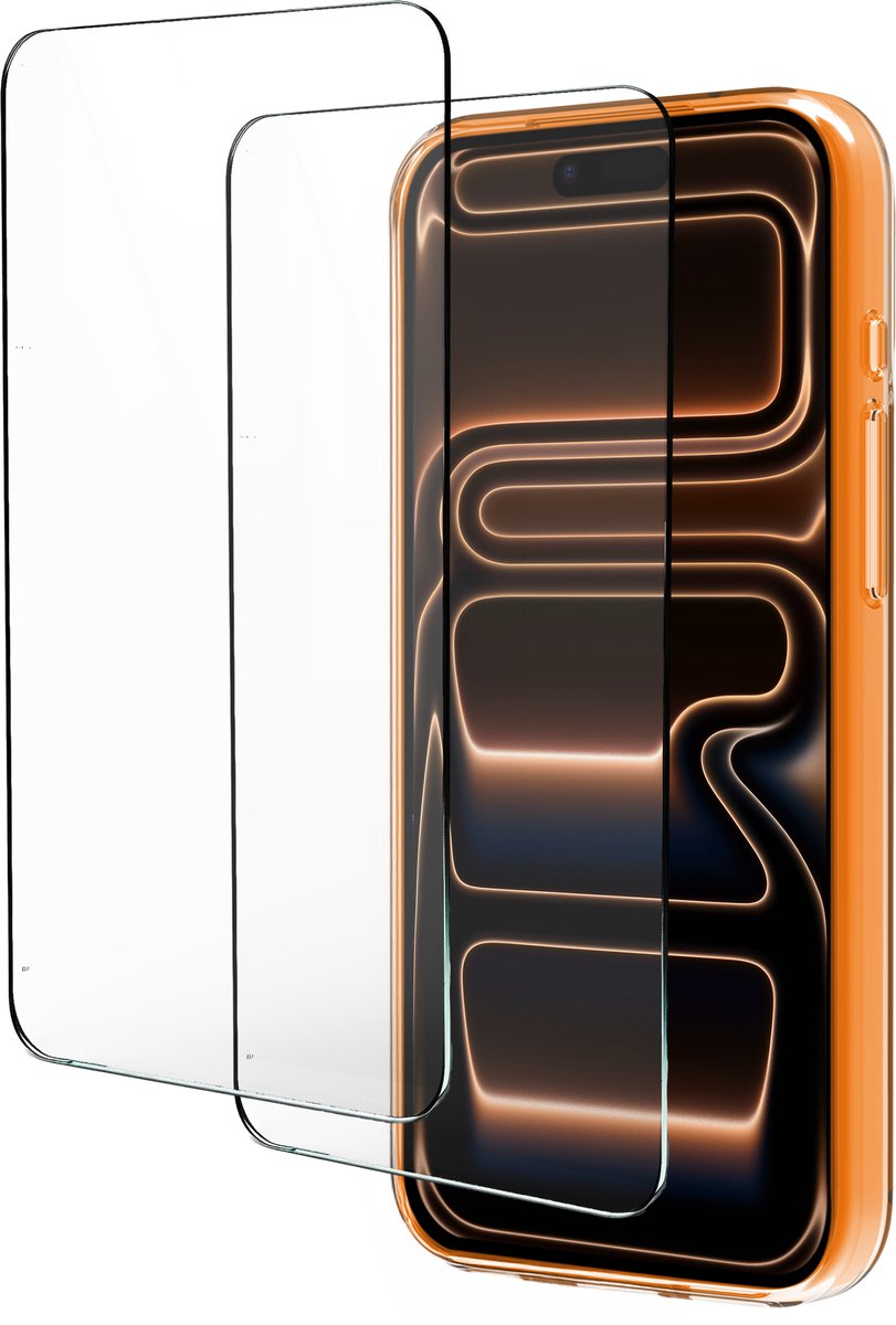 Beschermset geschikt voor iPhone 17 Pro Max - Hoesje en Screenprotector - Transparant