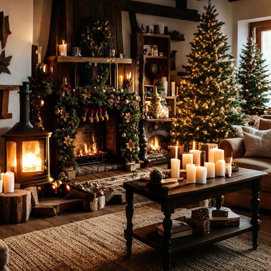 Guirlande De Noël De 270 Cm Avec Lumières Led, Guirlande Sapin Noel Artificiel, Couronnes De