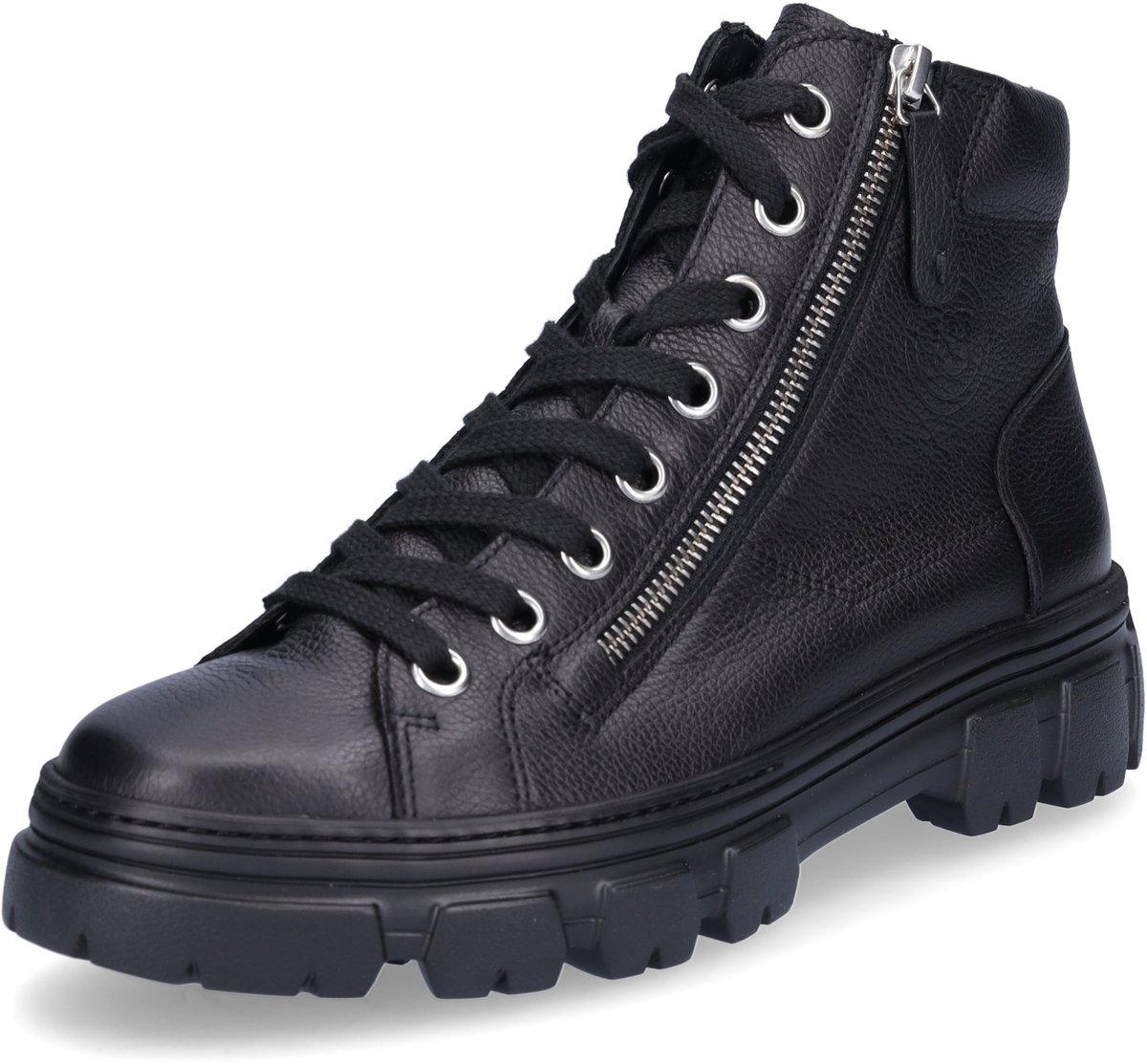 Paul Green dames hoge sneaker zwart