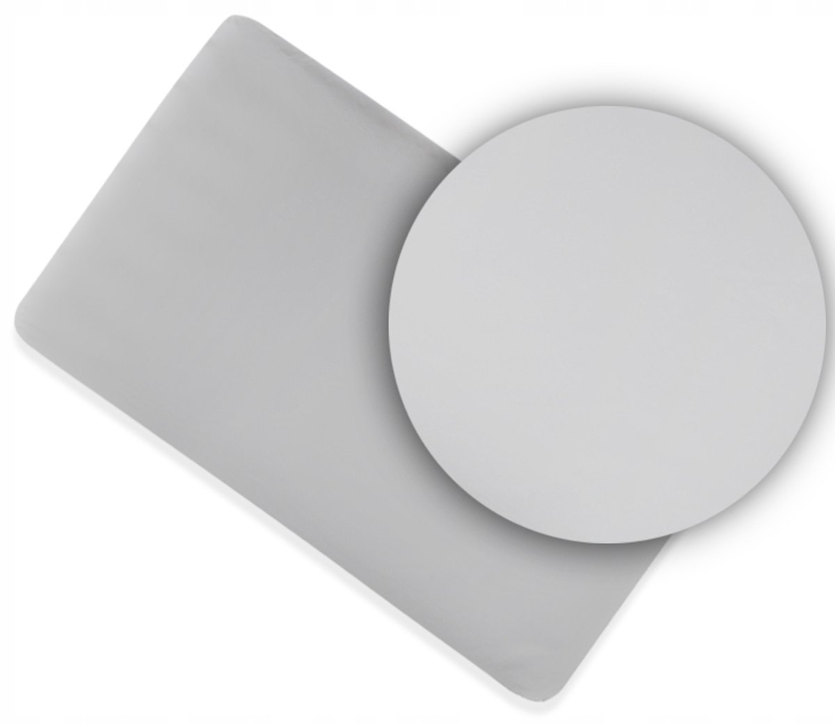 Jersey Hoeslaken met Elastiek - 180x80cm - 100% Katoen - Grijs