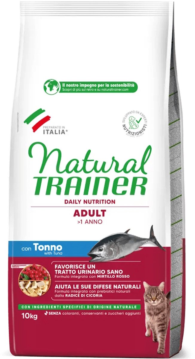 Natural Trainer Adult Tonijn 10 kg - Kattenvoer