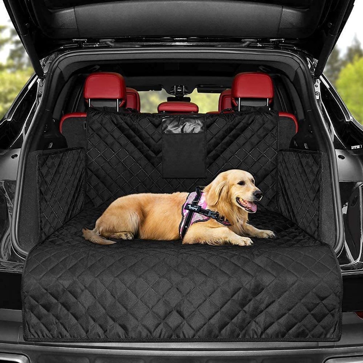 Universele kofferbakbeschermer voor honden- kofferbakafdekking- zijlaaddorpelbeschermer- waterdicht en antislip- 180x103 cm kofferbakafdekking voor de meeste auto's en SUV's