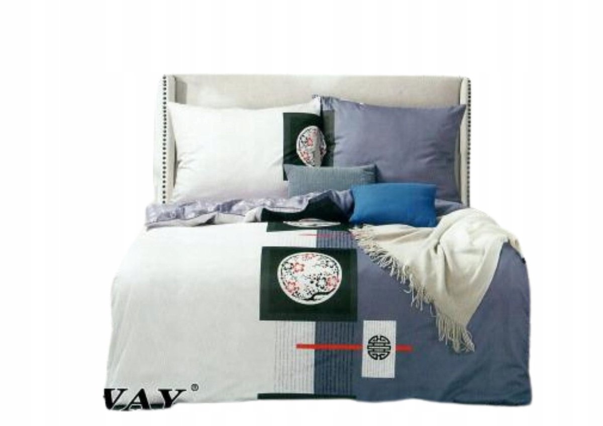 Elway Satine Katoen Beddengoed Set 140x200cm - Hoge Kwaliteit