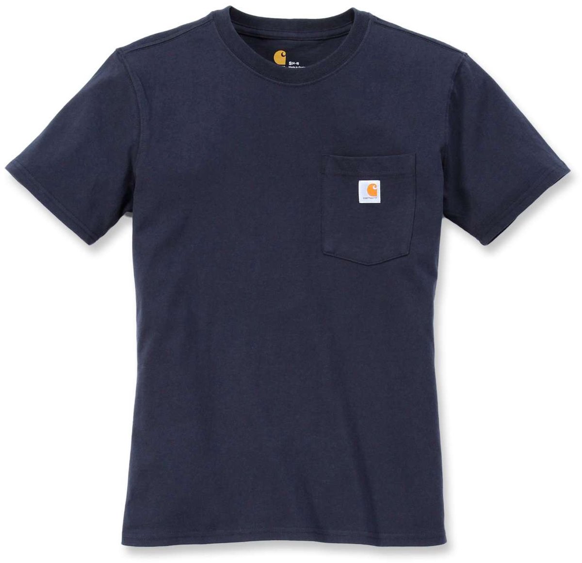 Carhartt Workw Pocket S/S T-Shirt 103067-Navy-S