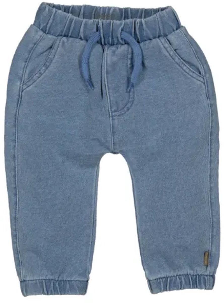 B.E.S.S. Baby Broek Jog Denim Light Stone Wash maat 74