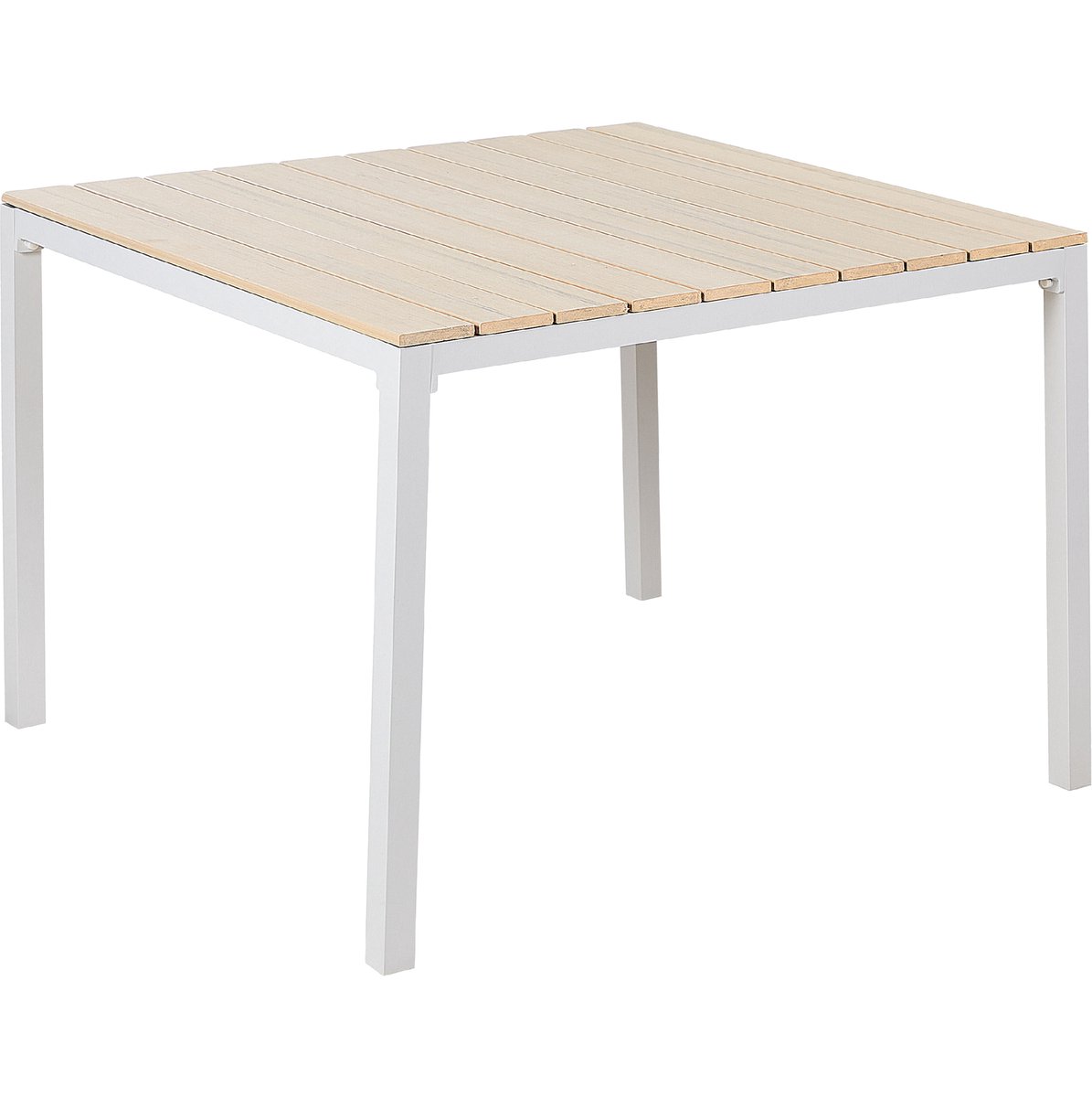 PRATO - Tuintafel - Lichthout - 95 x 95 cm - Kunsthout