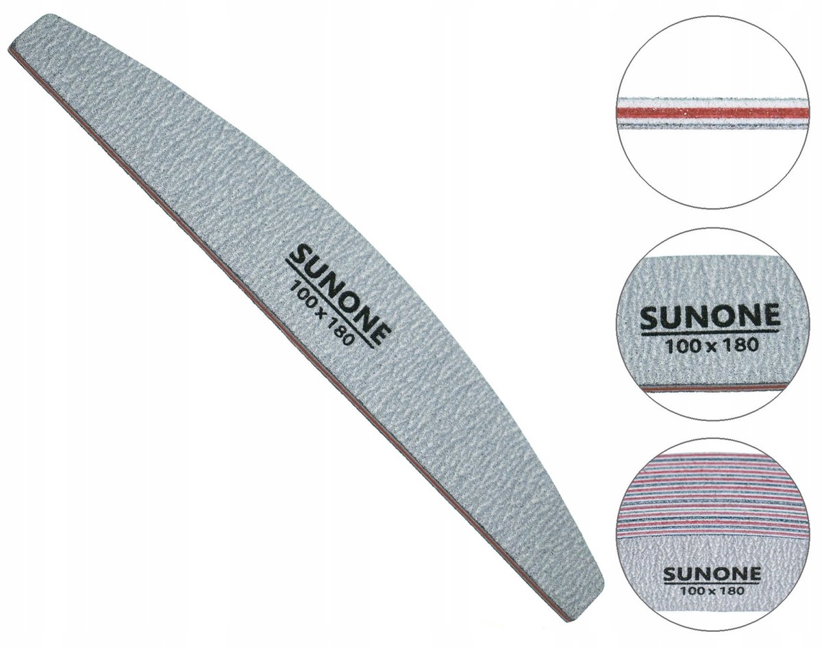 SUNONE Nagelvijl Zebralaars 100/180 - Manicure en pedicure