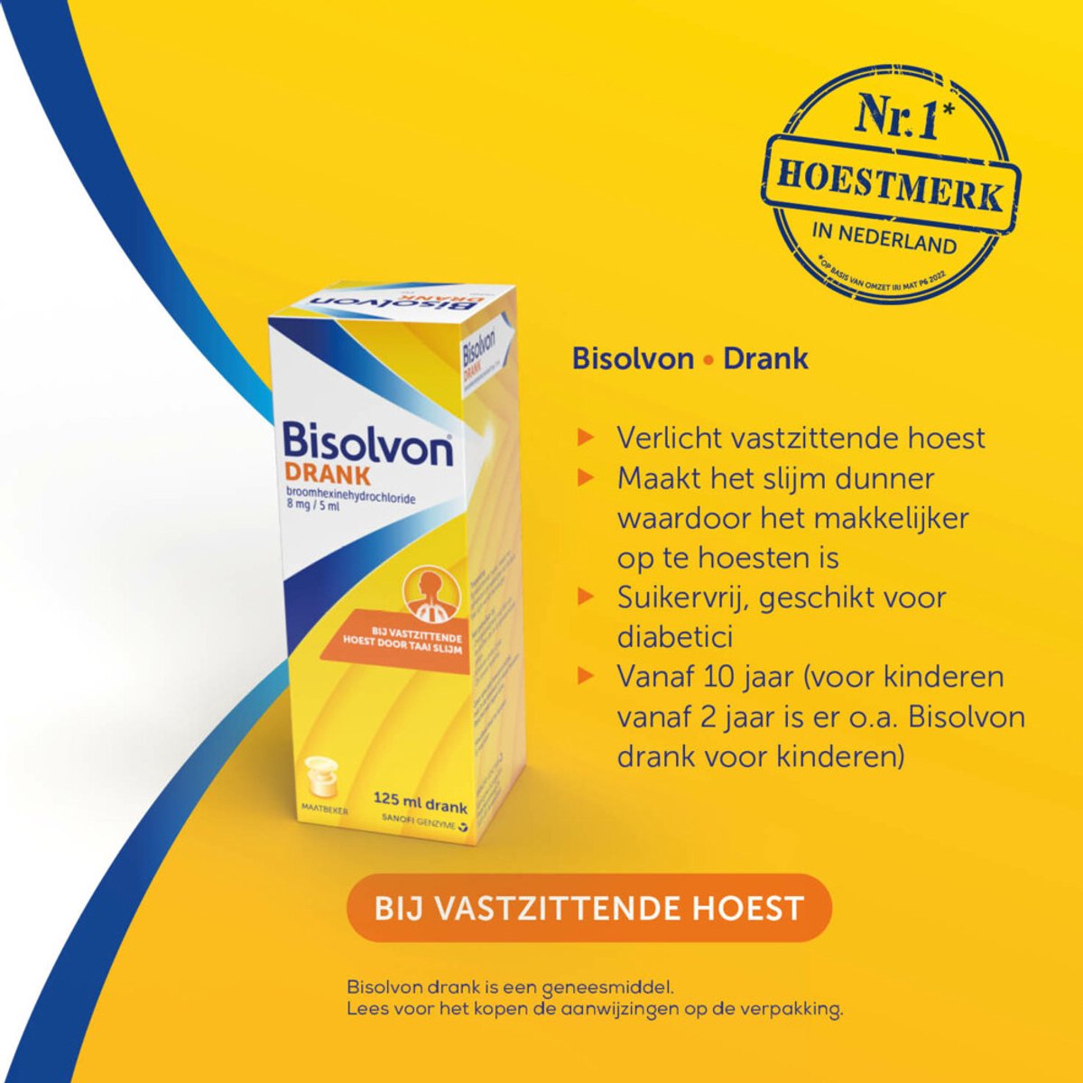 Bisolvon Drank Bij Vastzittende Hoest - 3 x 200 ml - Voordeelverpakking