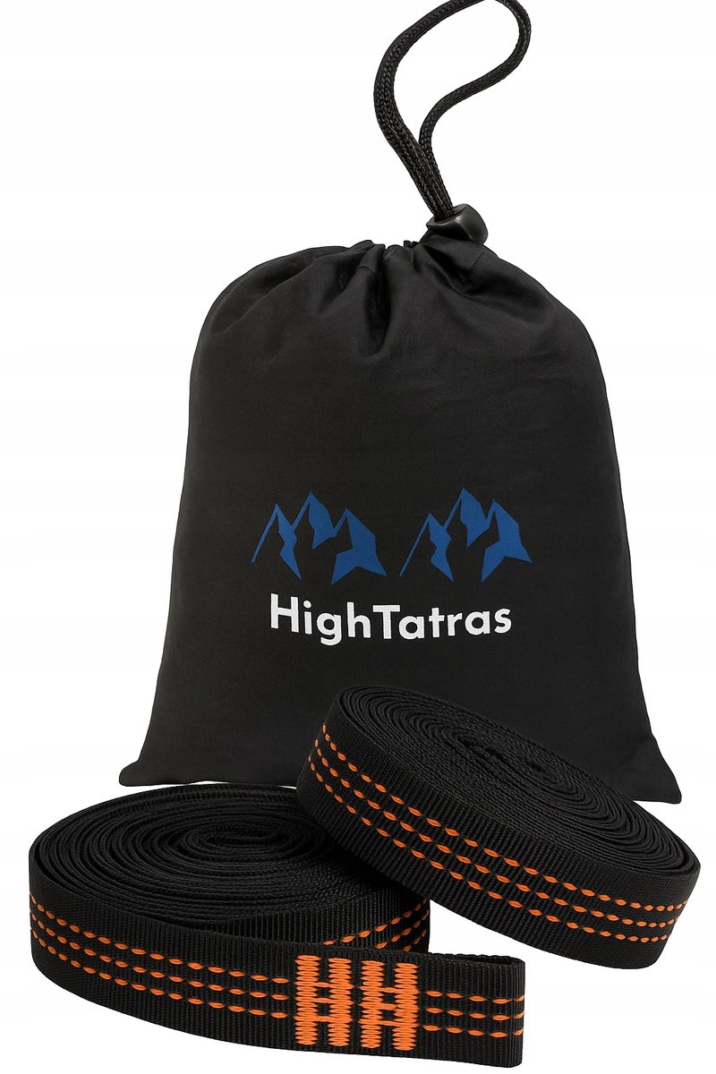 Hoge Tatra Hamak Bevestigingsbanden - 2x 2,7m, 10 Lusjes, 200kg