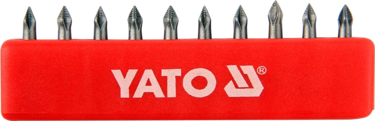 Yato PH0 Schroefbits 25mm S2 Staal - 10 Stuks