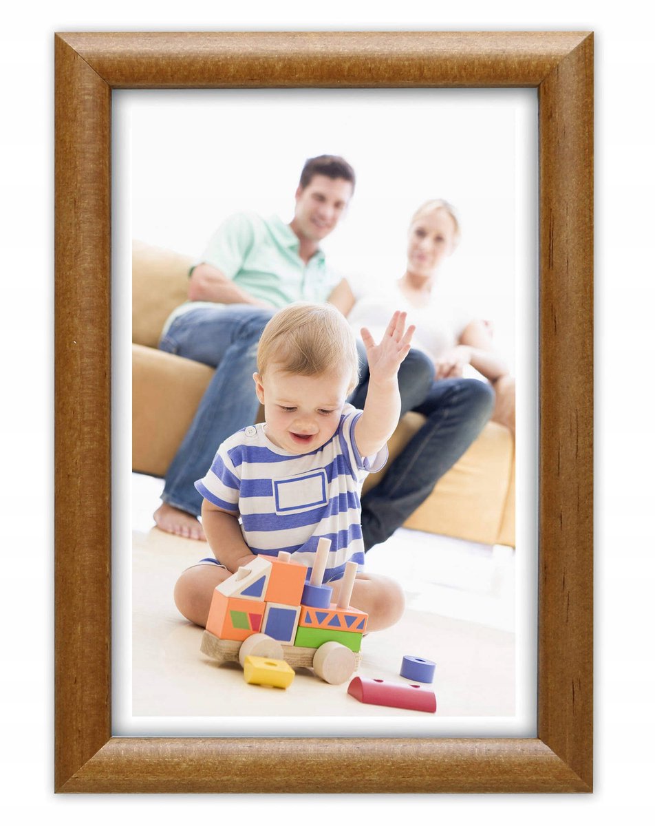 Houten Fotolijst DIPLO 21x30 cm - Brons, Modern Design