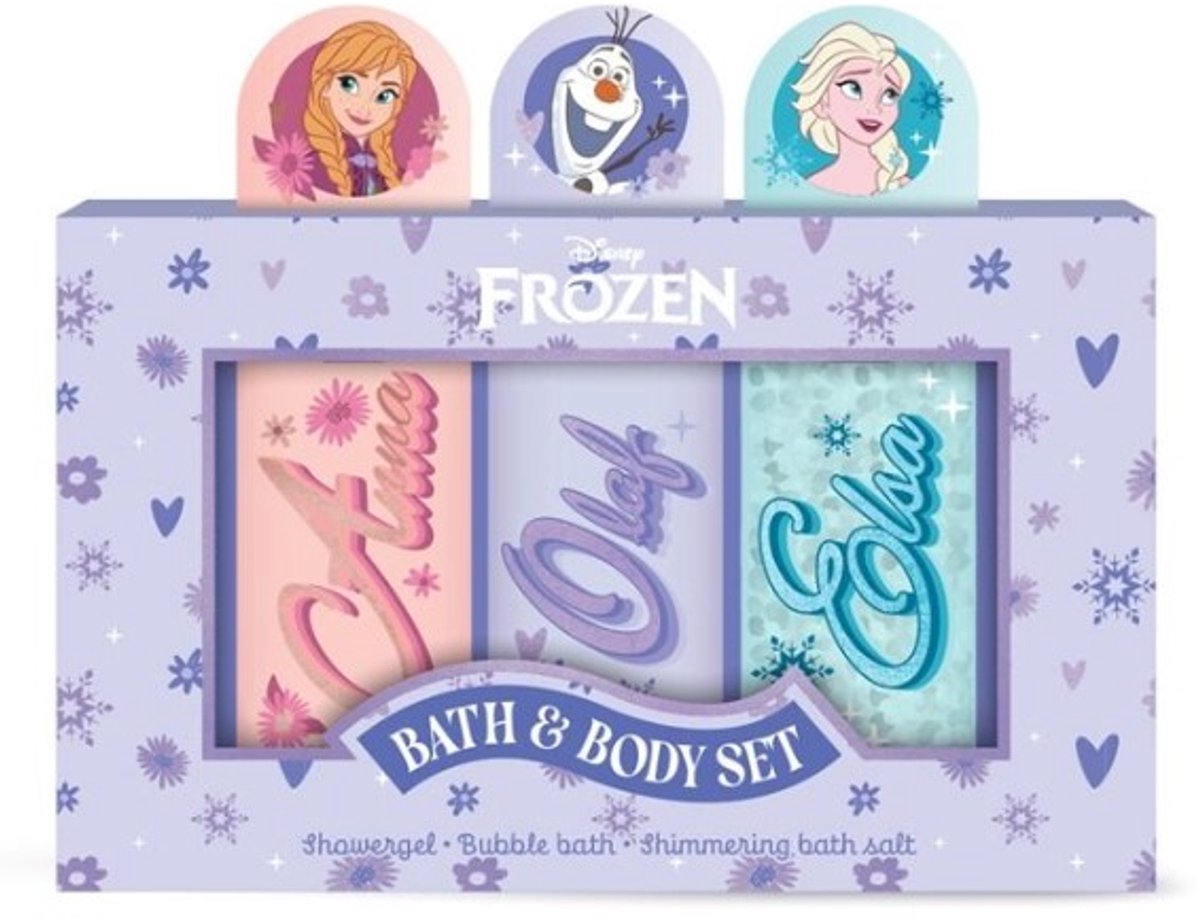 Sence - Disney Frozen giftset 3pcs body voor in bad The Great Outdoor