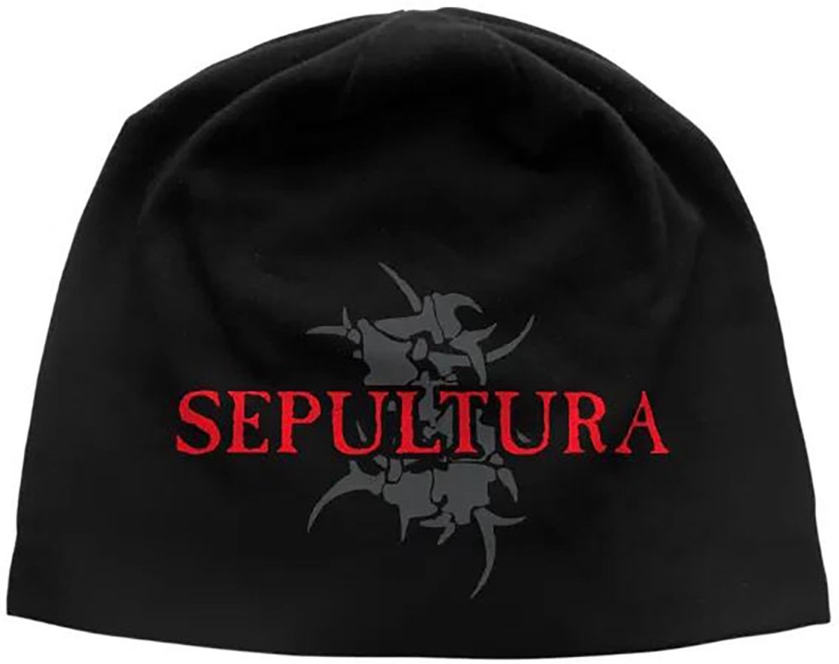 Sepultura Logo & Tribals Unisex Beanie - zwart - Standard