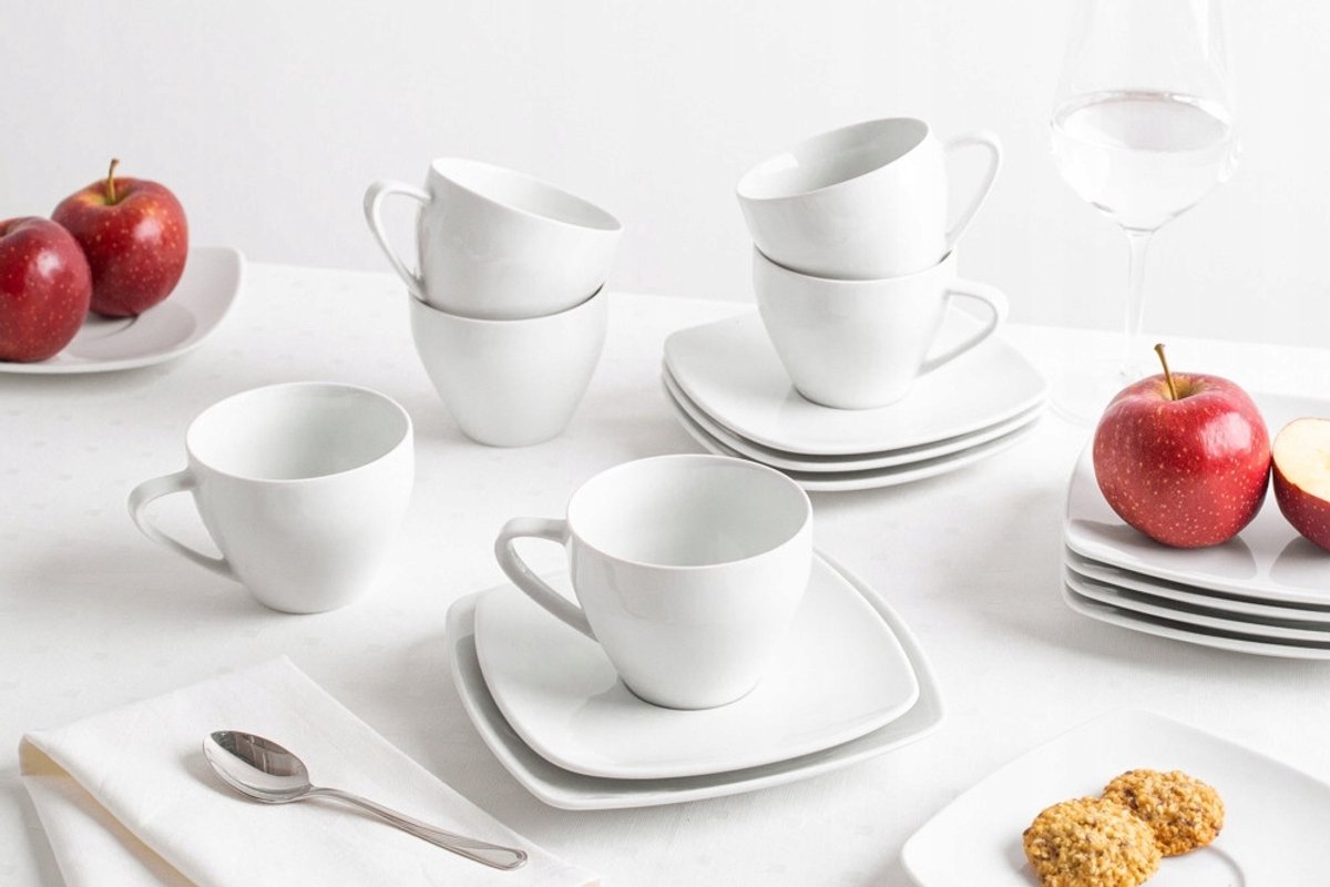 MariaPaula Moderna Porseleinen Koffie- en Theeservies voor 12 Personen (36 delig)