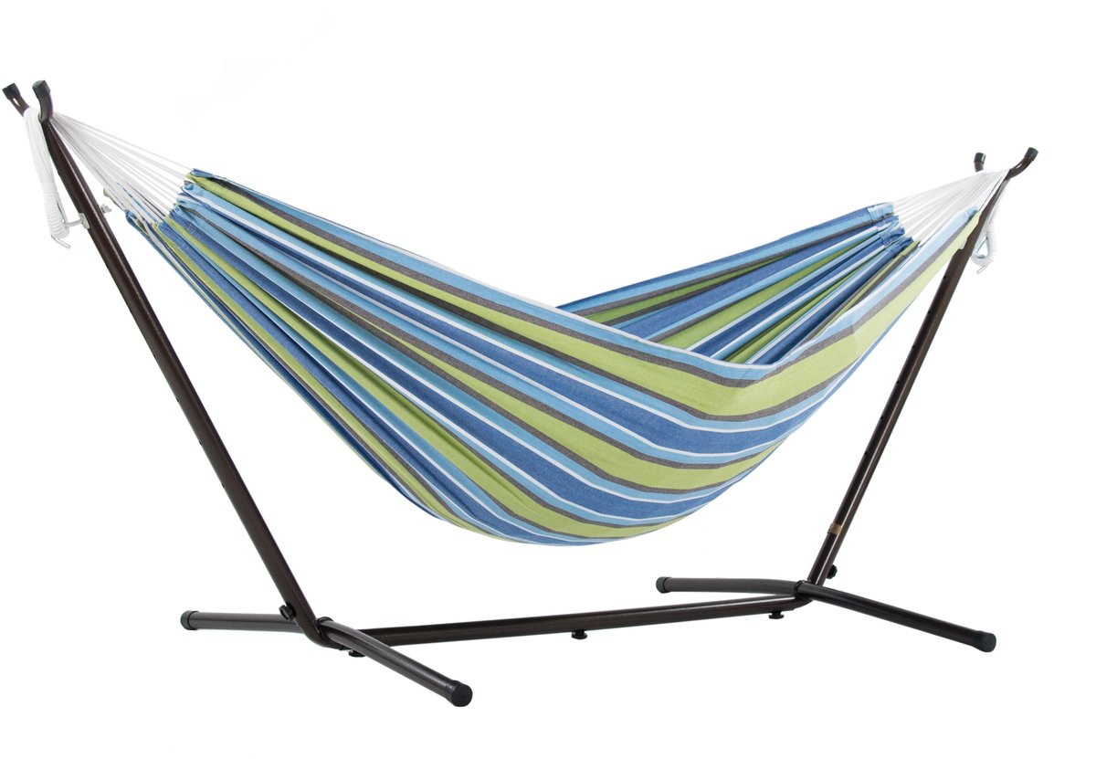 Vivere Dubbele Hangmat met Standaard - Oasis