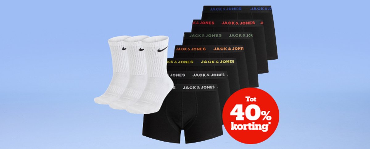 Tot 40% korting*