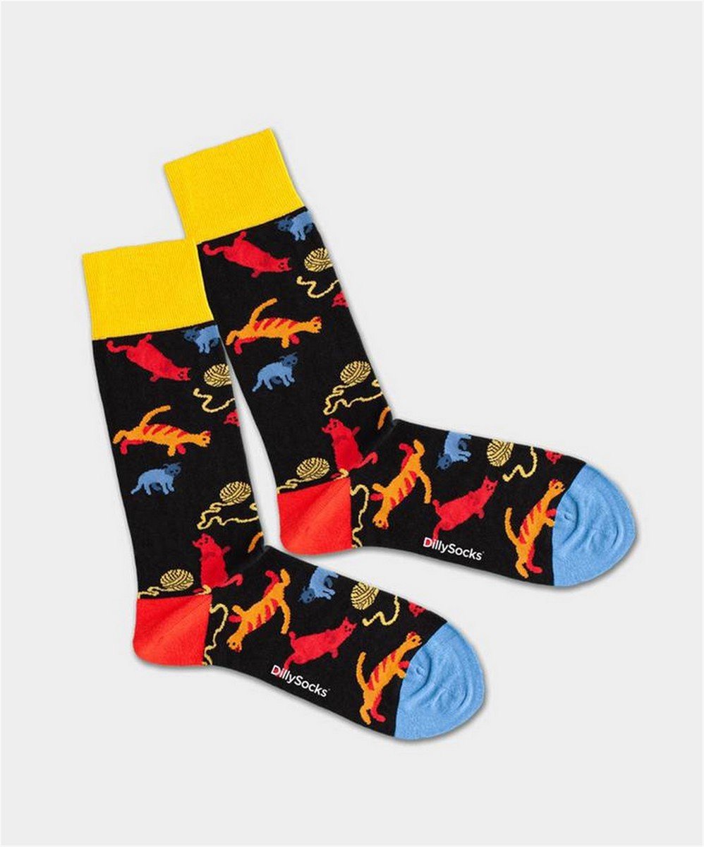 DillySocks Crazy Cat Sock 36-40