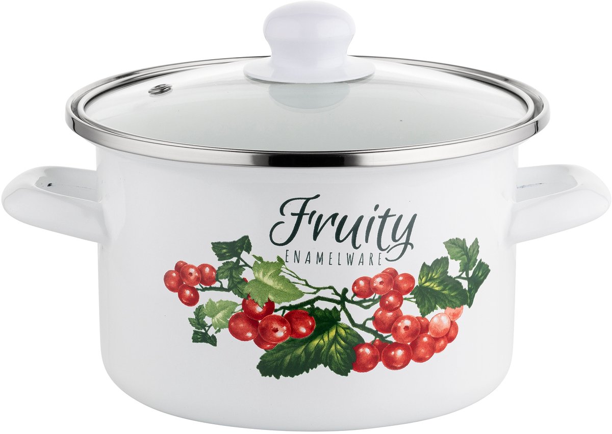 Emalia Pleszew Kalina Emaille Pan 3,75L - Traditioneel & Veilig